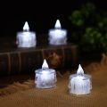 Crystal LED Tea Light  Battery Operated Flame Less and Smokeless LED Crystal Diamond Diwali Light Candle for Home and Diwali Decoration အလှဆင်ခရစ်စတယ် ဖယောင်းတိုင်. 