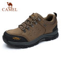 (Preorder) Camel Outdoor Men's Hiking Shoes Leather Non-slip Wear-resistant Climbing Shoes အမျိုးသားစီးဖိနပ်. 