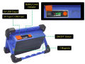 Portable Rechargeable LED Light with Power Bank. 