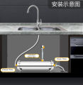 UF Water Filter Ultra Filtration PAN Membrane | Stainless Steel Housing 1000 Liter per Hour. 