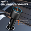 (Preorder)MeeGoo 3-port car charger 165W Quick Charge, decorative lights For Xiaomi Samsung Oppo. 