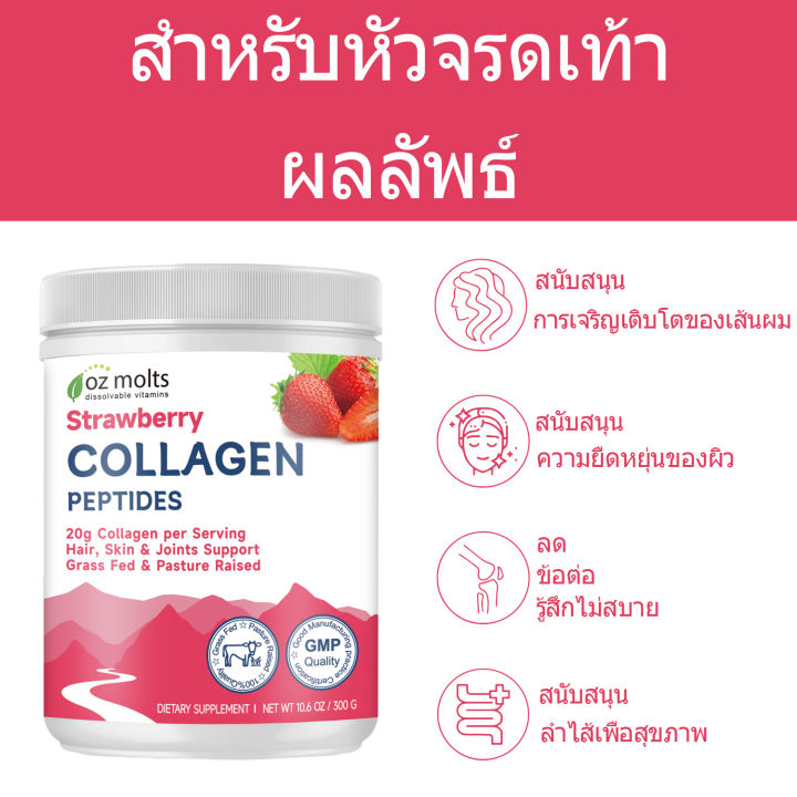 (Pre-order)Ozmolts%20Collagen%20Protein%20Powder%20Collagen,%20Calcium%20Supplement,%20Bone%20Strengthening,%20Health%20Supplement%20Strawberry%20Flavor%20300g%20-%20Image%207