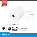 80x70, Thermal Receipt Paper, POS Paper, Slip Paper, Paper Roll, 80x70mm (2 rolls per 1 pack). 