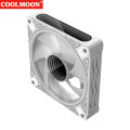 COOLMOON DM1 120mm Case Fan 5V 3PIN ARGB Aura Sync 12V 4PIN PWM Smart Temperature Control Speed Regulation Luminous Chassis Cool. 
