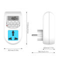 Multi-purpose socket controller timing switch socket digital timer plug. 