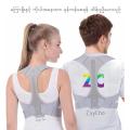 Posture Corrector for Women and Men, WIDENBIT Adjustable Upper Back Brace Straightener for Clavicle Chest Support, Straighten Posture, Providing Pain Relief from Neck Shoulder (Grey). 