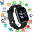 116 PLUS Smart bracelet Smart Watch Color screen Waterproof heart rate Blood pressure monitoring Wireless Bluetooth exercise meter watch. 