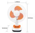 12" Rechargeable AC/DC Solar Table Fan (အားသွင်းပန်ကာ). 