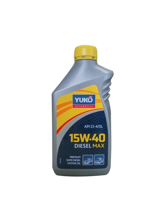 YUKO Engine Oil,15W40,Diesel Max Mineral,API CL-4/SL,(1L)