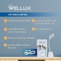 (Preorder)WELLUX Table Lamp, Reading Lamp 3W 4.5W, Dimmable Touch System, LED TABLE LAMP, 7 Types to Choose From. 