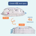 🧳လေစုပ် အဝတ်ထည့်အိတ် 🎒Vacuum Bags For Clothes With Pump Reusable Plastic Bags For Packing4Xl For Clothes Space Saver Bag Compression Sealer Bags 1pc  (S,M,L,XL Size Vacuum Bags For Storage)🗜️. 