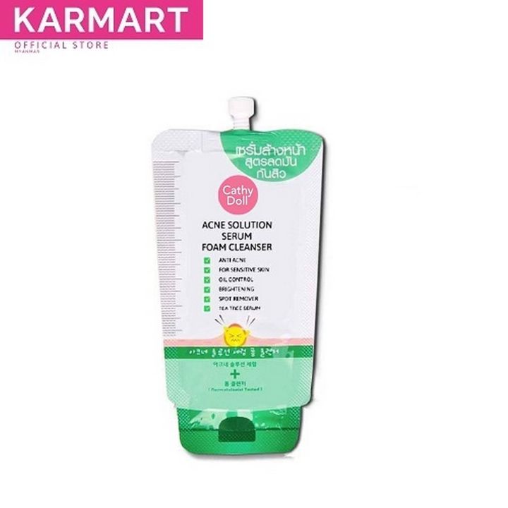 Cathy Doll Acne Solution Serum Foam Cleanser (12ml)