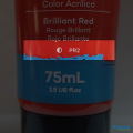 Brilliant Red – 75ml – Acrylic Paint – Mont Marte. 