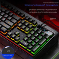 104 Key V4 Mechanical feel Keyboard USB  Wired LED Backlit  YINDIAO  Gaming Mechanical feel Keyboard. 