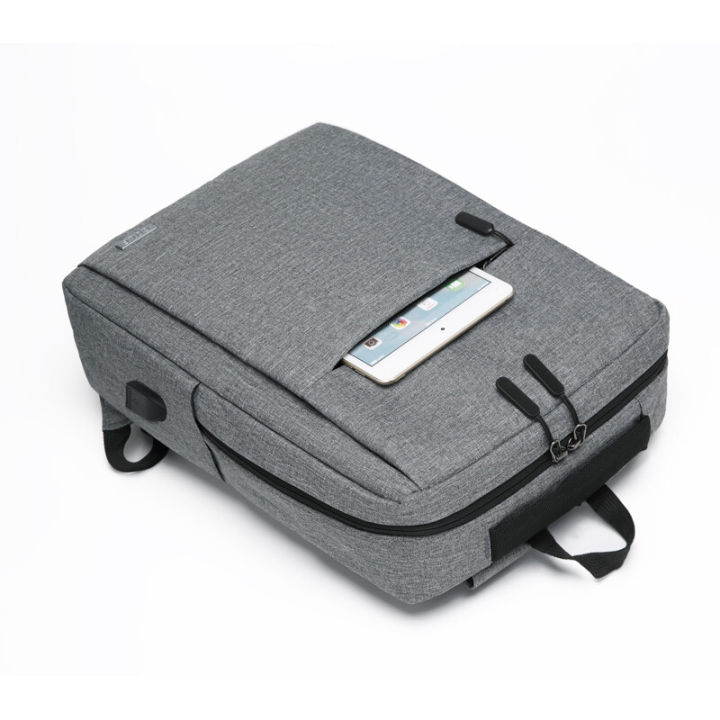 (Preorder)%C2%A0Slim%20laptop%20backpack,%20business%20bag,%20men's%20quality%20golf%20backpack%20with%20USB%20port,%2014-inch%20work%20compartment,%20lightweight%20travel%20backpack,%20gray%20color.%20-%20Image%206