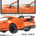 (Preorder) Mustang GT500 model alloy car sound car Diecast car collection lovers birthday for children metal gift boy toy ကလေးကစားစရာအရုပ်ကား. 