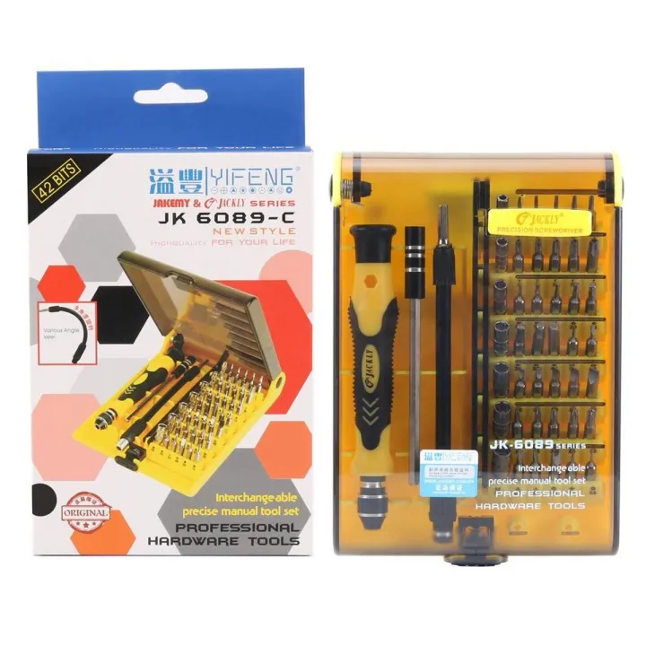 iBis_ Precision 45 in 1 Screwdriver Set JK 6089-C for iPhone, Laptop, Computer, Android Repair Tool kit