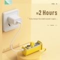 Konfulon J-16 (5000mAh) Fast Charging PD 20W Built-in Cable Power Bank. 