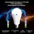 LED Lihgt Bulb with Battery Backup (AC/DC emergency bulb). 
