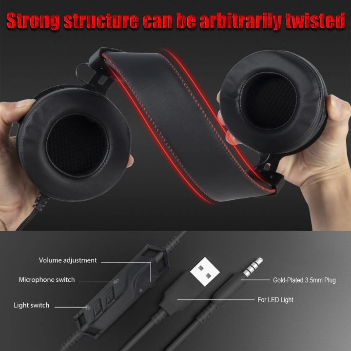 ONIKUMA%20K3%20Stereo%20Gaming%20Headset%20Over-Ear%20Headphones%20with%20Mic,%20Soft%20Breathing%20Earmuffs,%20LED%20Light,%20Mute%20&Volume%20Control%20-%20Image%208