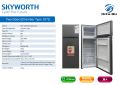 SKYWORTH SRD-146DT Two Door Refrigerator. 