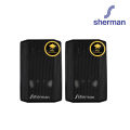 (Preorder) Sherman 6.5 inch wall mount speaker set, model SN-60 (black). 