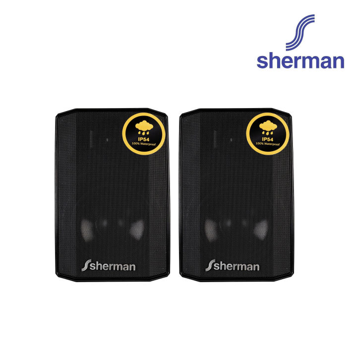 (Preorder) Sherman 6.5 inch wall mount speaker set, model SN-60 (black)