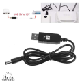 5V to 12V Converter Router to Power bank Cable (Router များကို ပါဝါဘန့်ဖြင့်ချိတ်ရာတွင်သုံးသော 5V to 12V converter cable ကြိုး). 