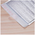 Thick Aluminum Foil Insulation Bag with Sticker 40x50cm, Reusable Thermal Insulated Food Storage Bag Thermal Cooler, Lunch Box | Takeaway. 