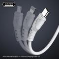 JOKADE JA-011 MANDA series 3 in 1 smart charging cable (1 meter). 