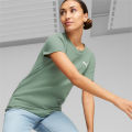 (Preorder) PUMA Basics Women's Structured T-Shirt HER Green. 