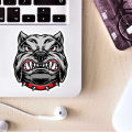 Angry Dog Sticker - 3 Pcs Set | Laptop Sticker | Car Sticker | Phone Sticker | Waterbottle Sticker | Wall Sticker | Die Cut Sticker| Waterproof Sticker. 