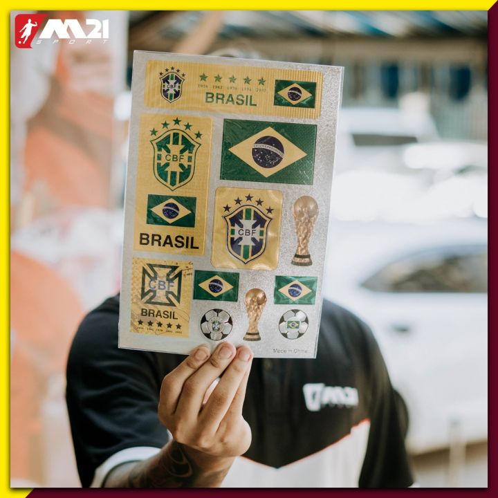 M21 : NATIONAL Team Sticker (BRAZIL) | Shop.com.mm