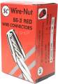 SC (box lift X 100 pcs) wire nut connector with spring for wire 1-6 sqmm. No. 66. 