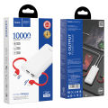 Hoco Power bank “J67 Rill” 10000mAh with built-in cables. 