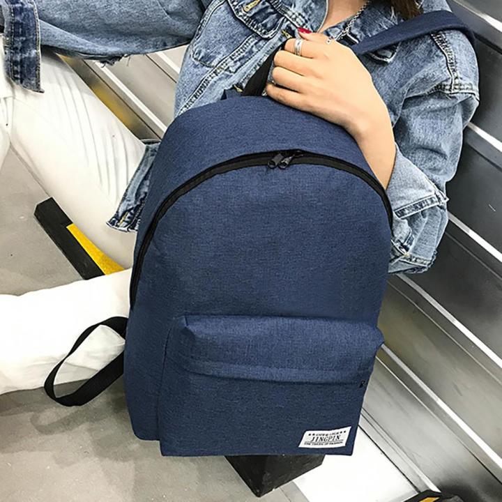 Student%20Solid%20Color%20Canvas%20Backpack%20Bag%20Fashion%20Travel%20College%20Style%20Backpack%20-%20Image%205