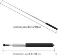 Teachers Pointer Stick, Telescopic Teaching Pointer, Retractable Classroom Whiteboard Pointer Extendable for Teachers, Guides, Coach with A Lanyard-Extend to 47.2''. 
