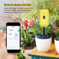 (Preorder) YIERYI Wireless Bluetooth Temperature and Humidity Detector, IPX5 Waterproof Smart Soil Graffiti Detector Supports Data Recording and Export for Nursery Potted Gardens. 