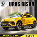 (Preorder) LEO 1:24 Urus SUV Metal D Iecast Alloy Car Model Toy Truck for Boys Kids Children Off-Road Vehicle Hobby & Collection ကလေးကစားစရာအရုပ်. 