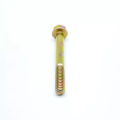 10 [၁မတ်] (#M6) ကော်လံနပ်တိုင်+ခေါင်း Cross Hexagon Head With Flange Bolt+ Flange Nut. 