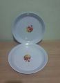 ကြွေရည်သုတ်လင်ဗန်း(11.5 Inch Round Enamelware Serving Tray). 
