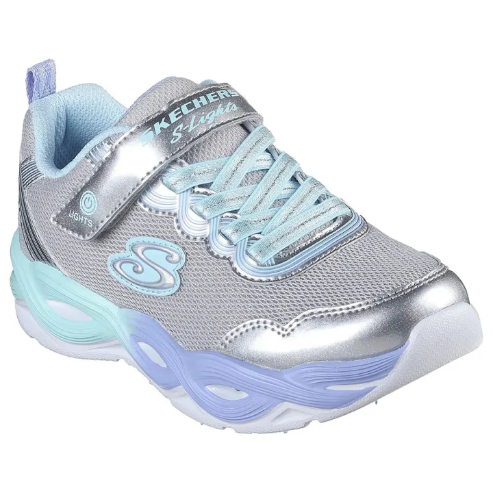 (Preorder)%C2%A0Skechers%20Skechers%20Girls%20S-Lights%20Twisty%20Glow%20Shoes%20-%20303717L-SMLT%20-%20Image%202