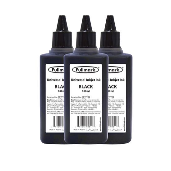 Fullmark Universal 100 ml Black (3 bottles)