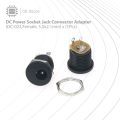 DC Power Socket Jack Connector Adapter (DC-022,Female, 5.5x2.1mm). 