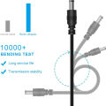 11 in 1 Universal 5V USB to DC Jack Charging Cable Power Cord with 11 Interchangeable Plugs Connectors Adapter. 