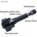 FL-R2Z2 Flashlight with zoom with 3 LED (L2 LED*1 + XPE LED*2). 