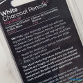 White Charcoal Pencils - Large -  2pc - Mont Marte. 