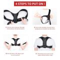 Back shoulder posture corrector belt (Y shaped). 