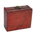 Small Vintage Jewelry Box Home Decor Wooden Treasure Chest Tarot Cards Gift Case 14.5cm*11.5cm*4.5cm. 