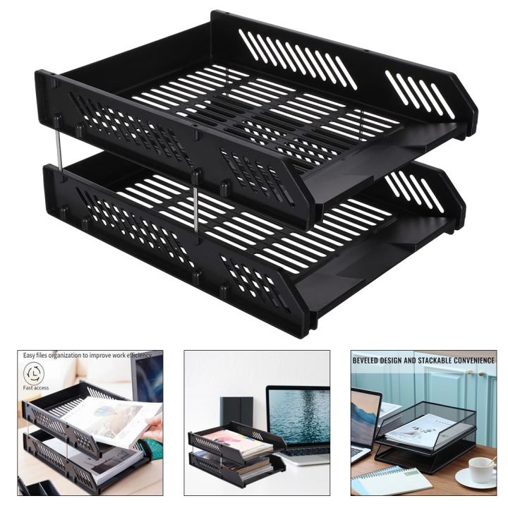 Multipurpose File & Paper Tray Rack 2 layer | Shop.com.mm